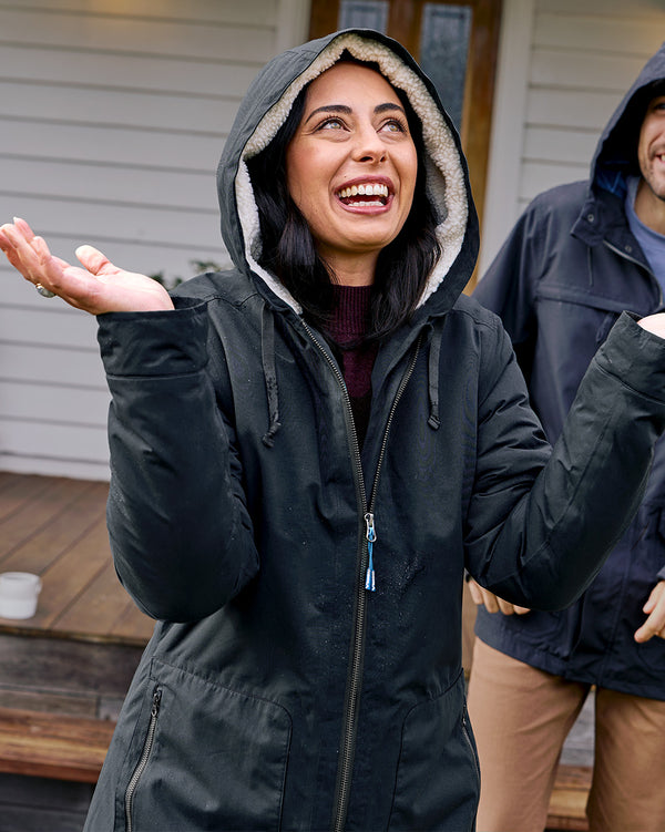 Hestia Fleece-Lined Waterproof Coat