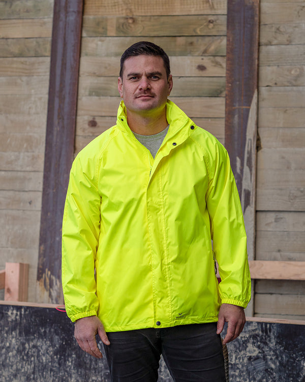 STOWaway Waterproof Jacket Hi Vis